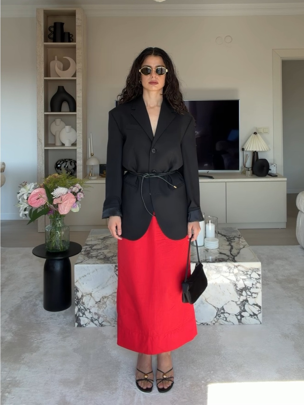 ZARA ZW COLLECTION POPLIN MIDI SKIRT SIZE XS - Picture 13 of 16